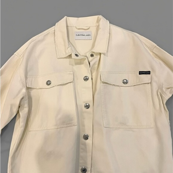 Calvin Klein Cream Jacket - Picture 2 of 7